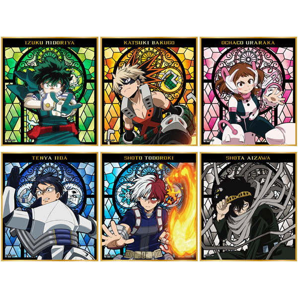 My Hero Academia Stained Glass Gilding Shikishi Shoto Todoroki | Kameco.de