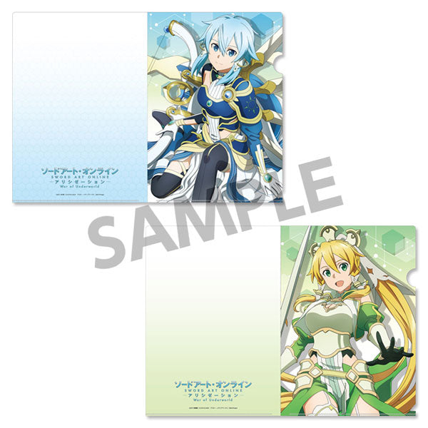 Supporto Acrilico Sword Art Online - Sinon & Leafa - 14x20 Cm Con Base Inclusa - Prodotto Ufficiale Giappone - 2