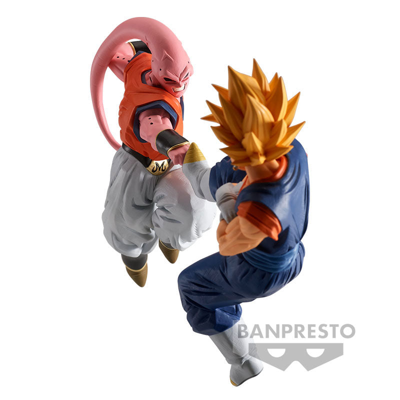 Pvc Boo Statue Dragon Ball Match Makers PVC Statue Majin Boo vs. Super Saiyan Vegito ...
