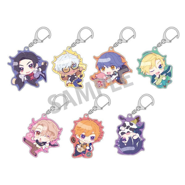 ObeyMe! Anime-Schlüsselanhänger-Set – 8 Acryl-Figuren Als Bunte Schlüsselbund-Deko